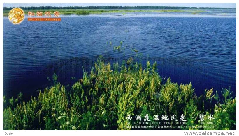 Xidong Ting Wetland Scenery , Pre-stamped Card , Postal Stationery - Other & Unclassified