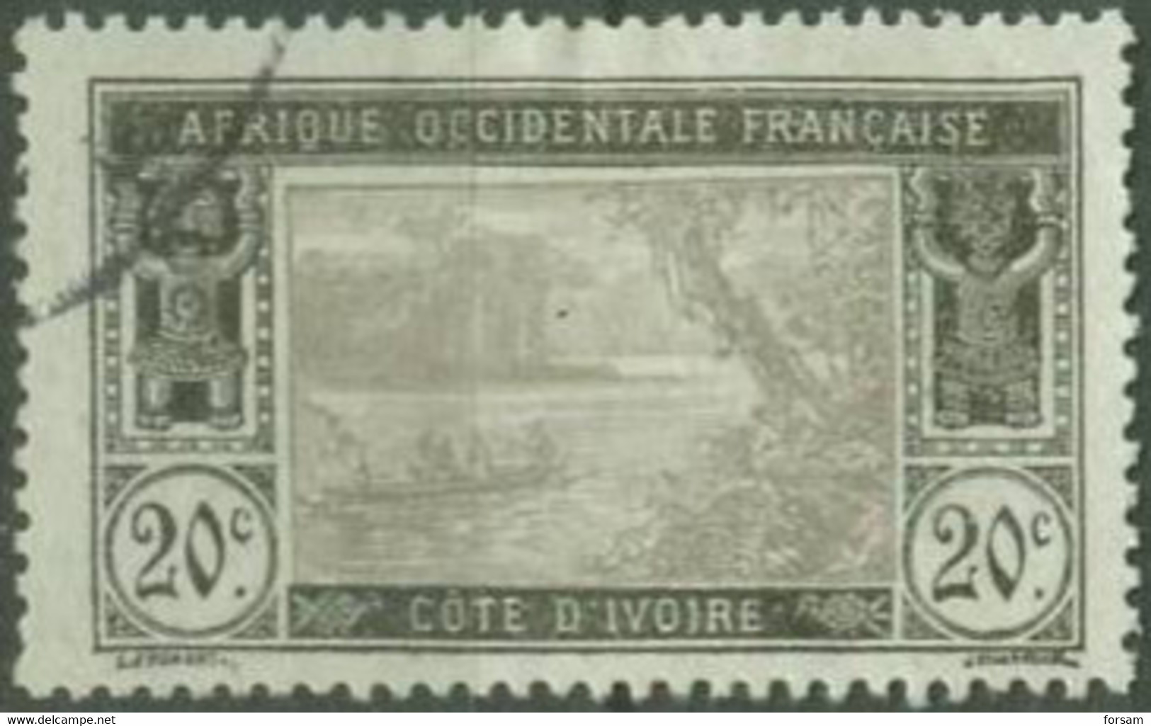 IVORY COAST..1913/17..Michel # 47...used. - Used Stamps
