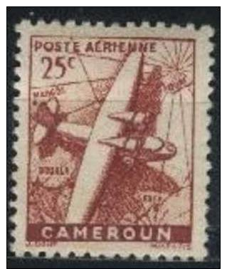 TIMBRE NEUF AERIEN CAMEROUN  1941  AVION YT 1 - Autres & Non Classés