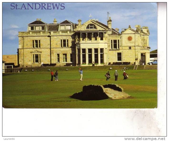 4 Carte De Golf - 4 Golf Postcards - Golf