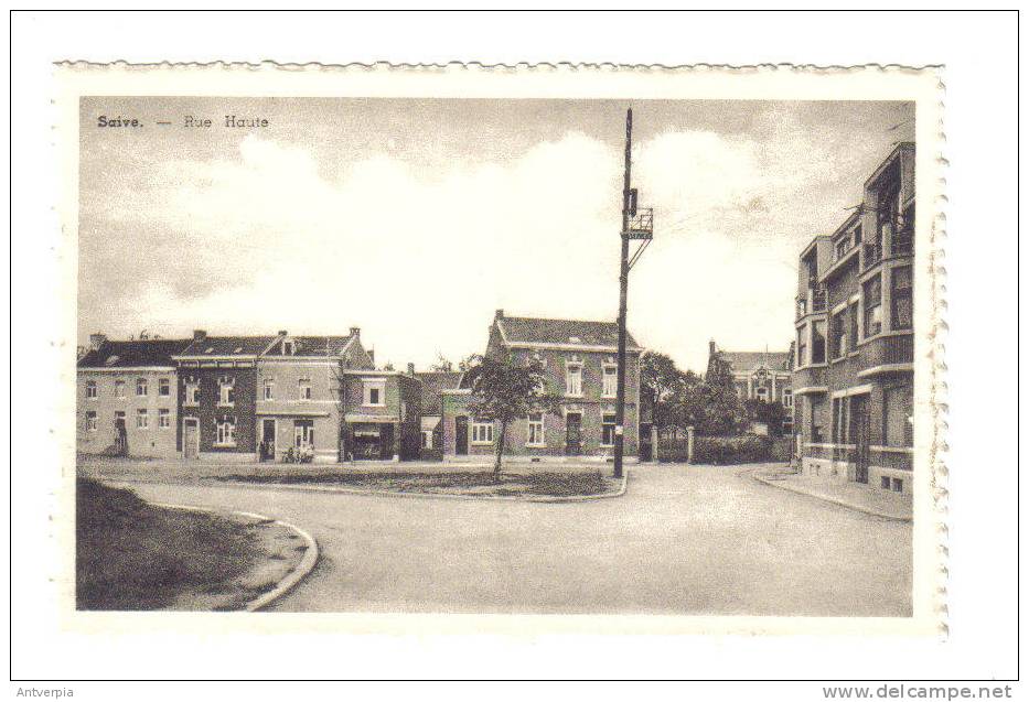 SAIVE Rue Haute (carte Vierge) - Blégny