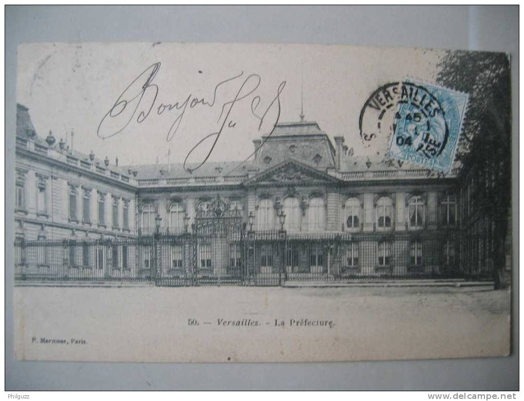 CPA Carte Postale VERSAILLES LA PREFECTURE - Versailles (Château)