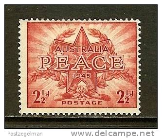 AUSTRALIA 1946 Hinged Stamp(s) Peace 173 (1 Value Only) - Mint Stamps