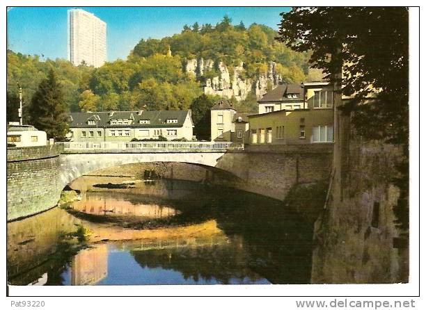 LUXEMBOURG/ N° 651/304: Ville Basse De Clausen, Pont Sur L´Alzette/CPA Circulée /Timbre + Flamme - Esch-sur-Alzette