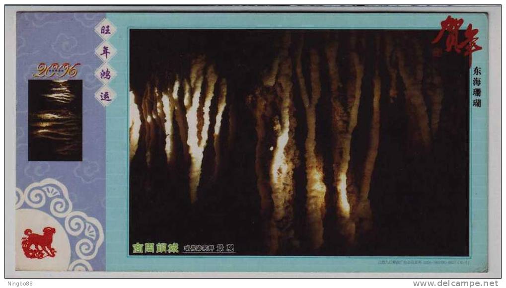 Geology Stalactite,China 2006 Ruichang Karst Cave Tourism Advertising Pre-stamped Card - Other & Unclassified