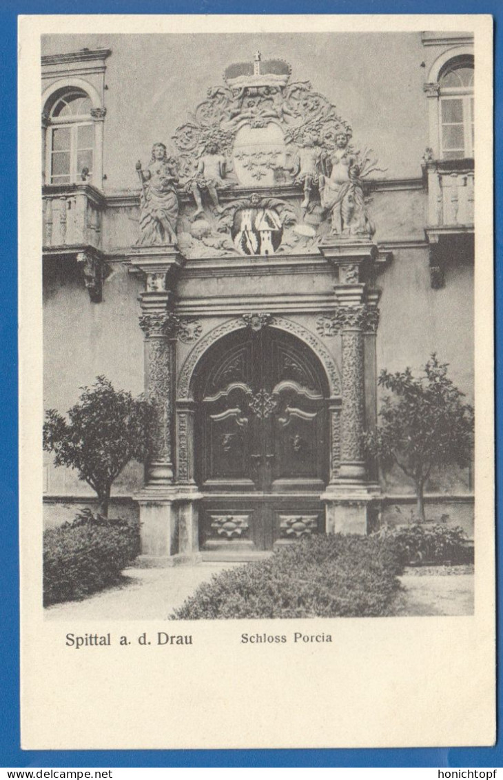 Österreich; Spittal An Der Drau; Schloß Porcia; Tor; 1911 - Spittal An Der Drau