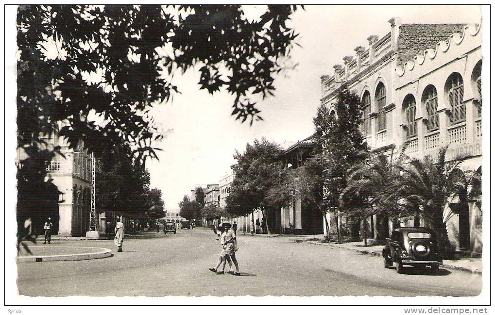 CPSM 9/14  -  DJIBOUTI RUE D´ ABYSSINIE - Djibouti