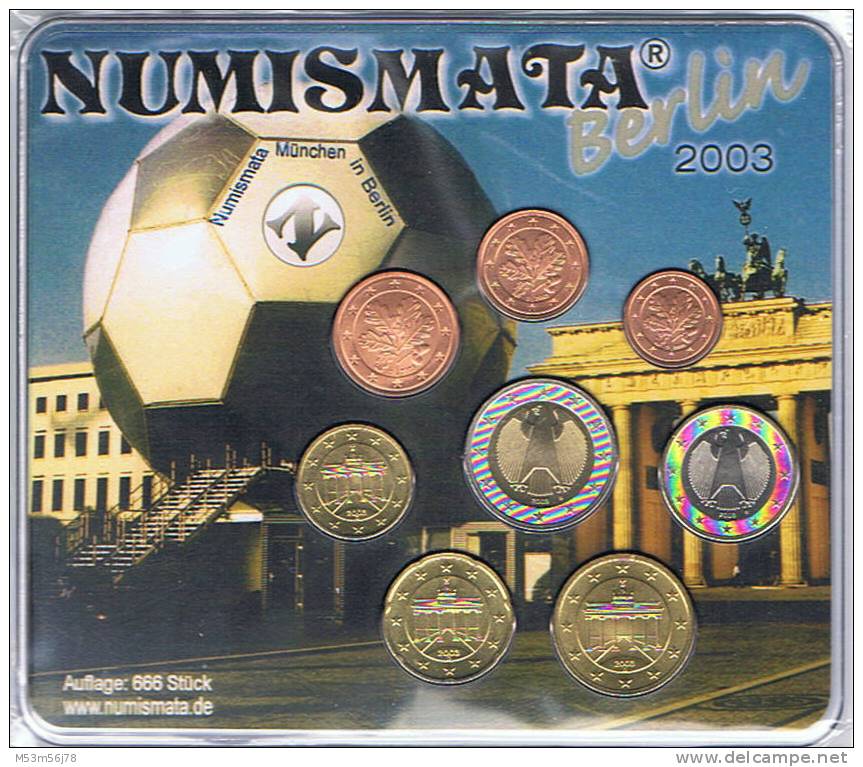Deutschland KMS 2003 - Numismata Berlin - Allemagne