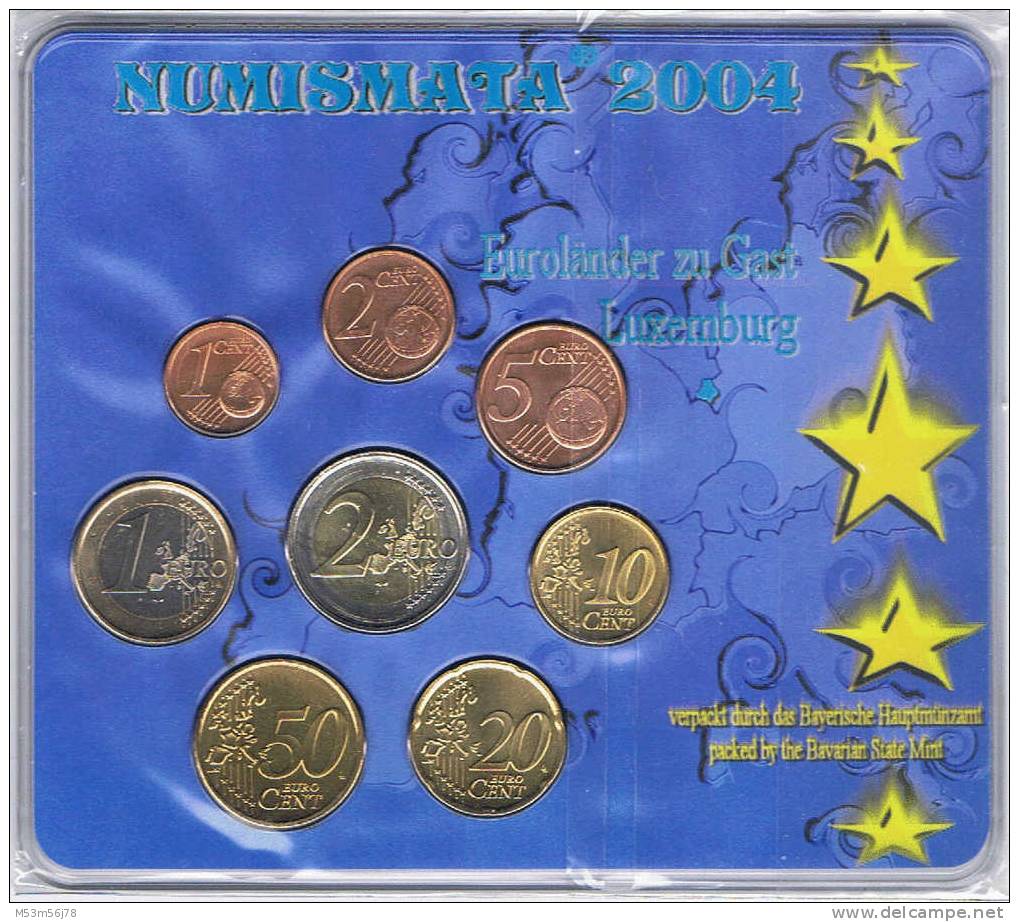Deutschland KMS 2004 - Numismata München Mit Luxemburg Euro Münzen - Duitsland