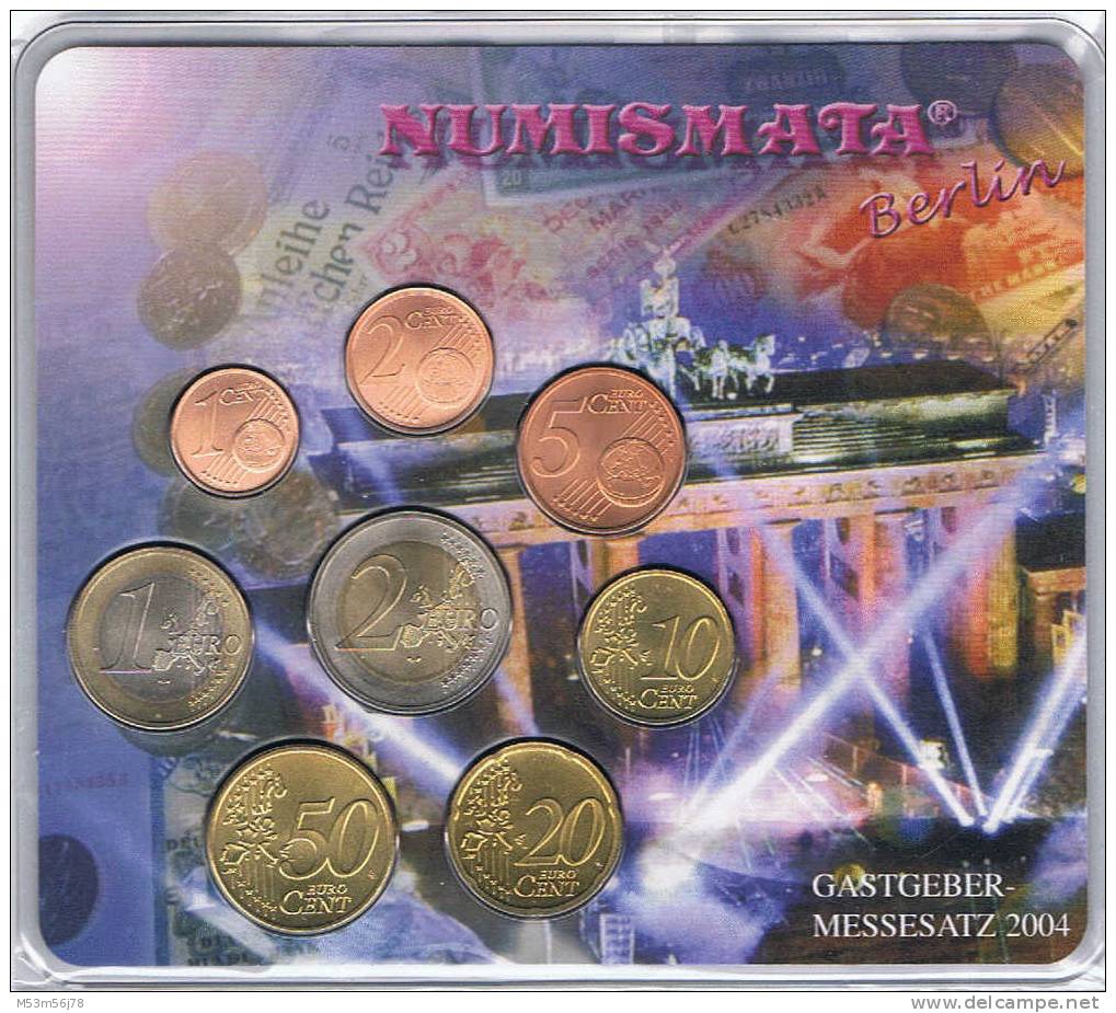 Deutschland KMS 2004 - Numismata Berlin - Gastgebermessesatz - Deutschland