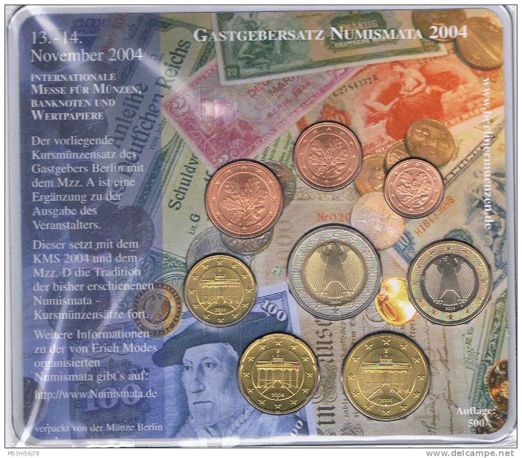 Deutschland KMS 2004 - Numismata Berlin - Gastgebermessesatz - Germany