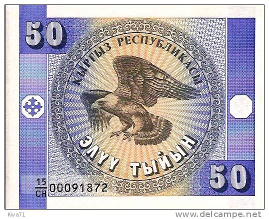 50 Tyiyn "KIRGHIZISTAN"      UNC   B1 - Kirgizïe