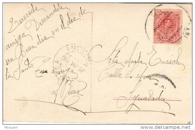 Postal De Barcelona 1918 A Igualada - Lettres & Documents