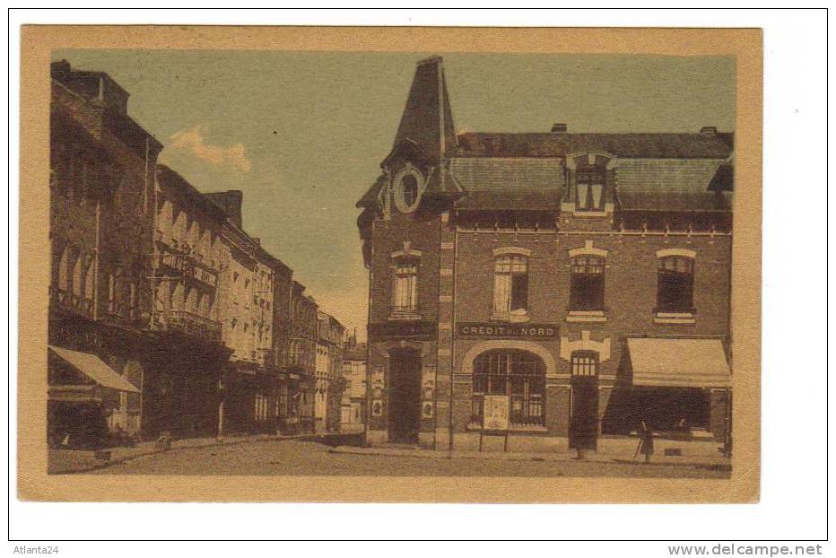 LANDRECIES - RUE DU PUITS DE LA CROIX   (BANQUE CREDIT DU NORD)      (D59) - Banks