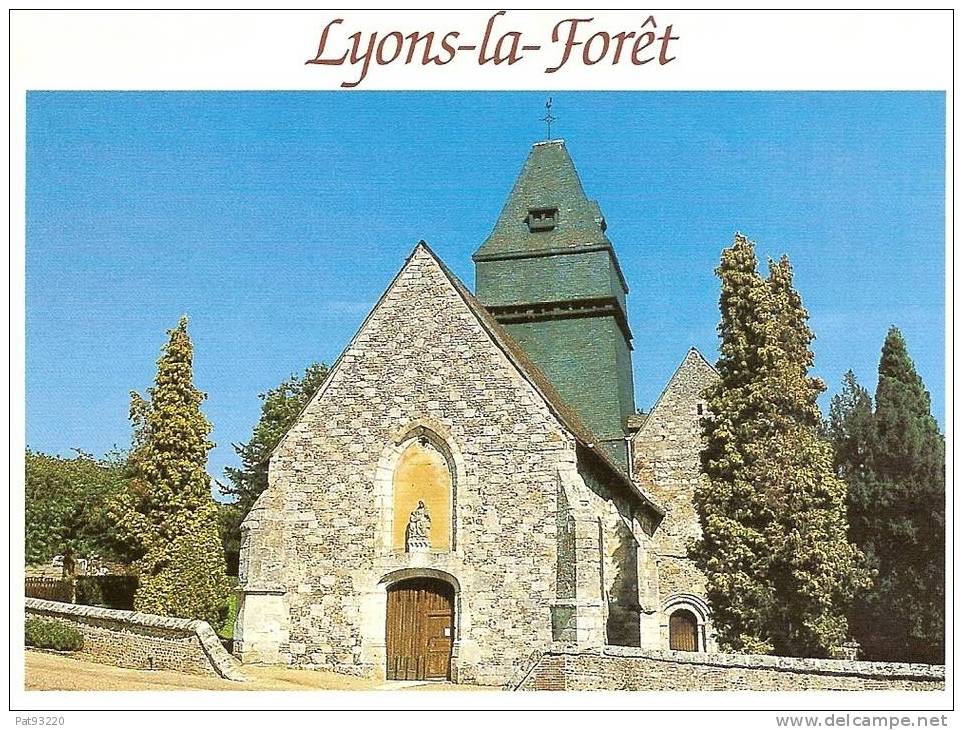 27-LYONS-la-FORET : L'Eglise Saint Denis-en-Lyons/CPM NEUVE +++ - Lyons-la-Forêt