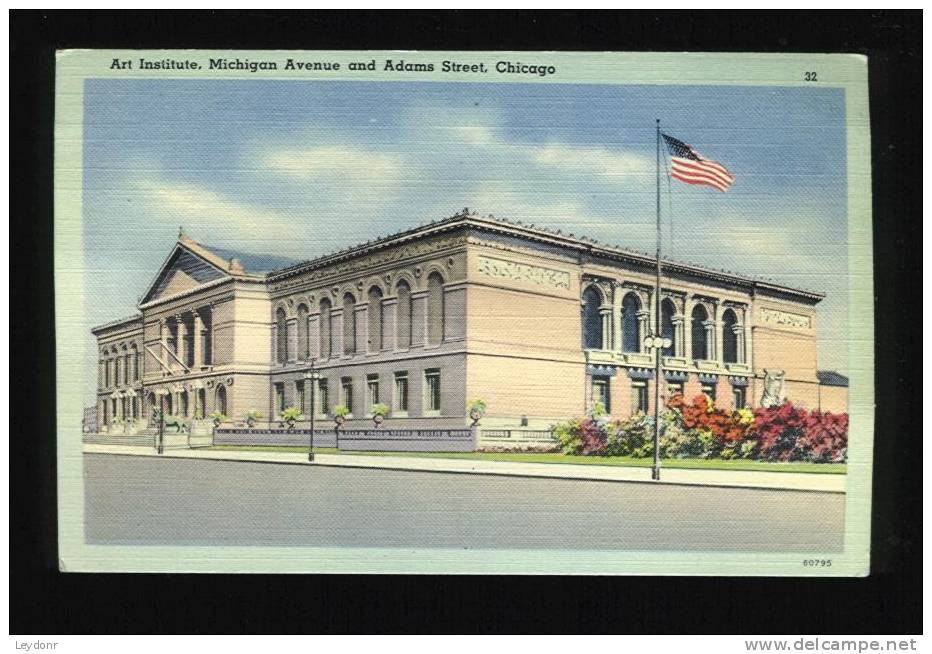 Art Institute, Michigan Avenue And Adams Street, Chicago, Illinois - Chicago
