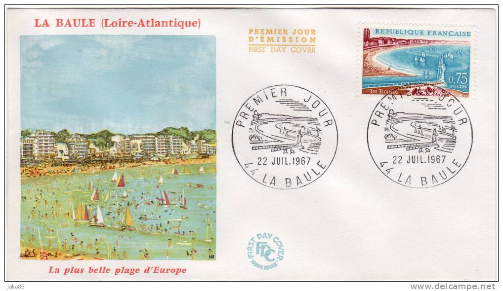 FDC 1967 - La Baule  YT N° 1502   TBE - 1960-1969