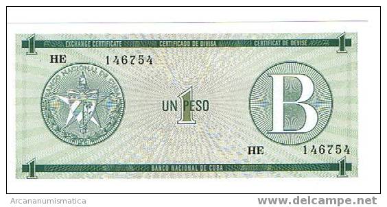 CUBA,1 PESO SERIES B 1985 KMFX6 SC/PLANCHA/UNC      DL-3816 - Cuba