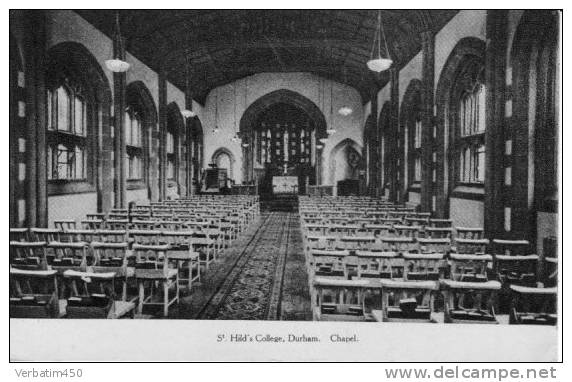 ST HILD´S COLLEGE..DURHAM..CHAPEL..NON CIRCULEE - Sonstige & Ohne Zuordnung