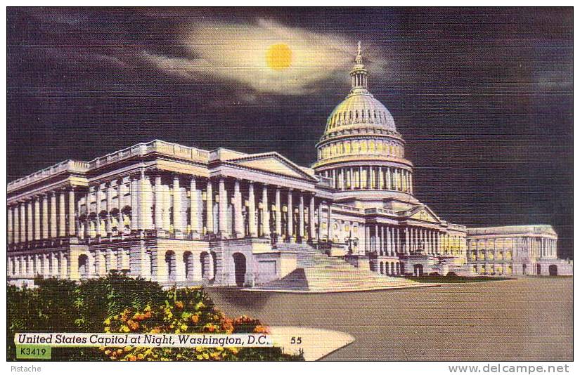 Washington DC - Capitol Architecture Bâtiment Building Vers 1950 - Neuve Mint - Washington DC