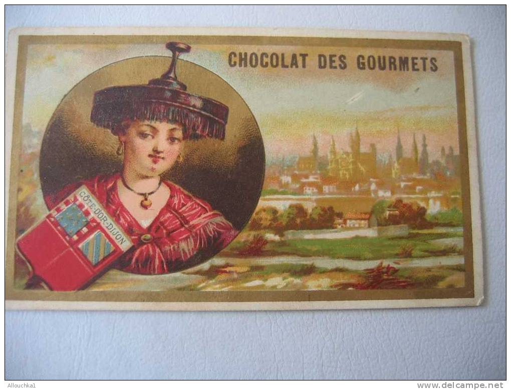 IMAGE & CHROMO PUBLICITAIRE THEME DU CHOCOLAT & Café DES GOURMETS /DIJON COTE D'OR - Côte D'Or