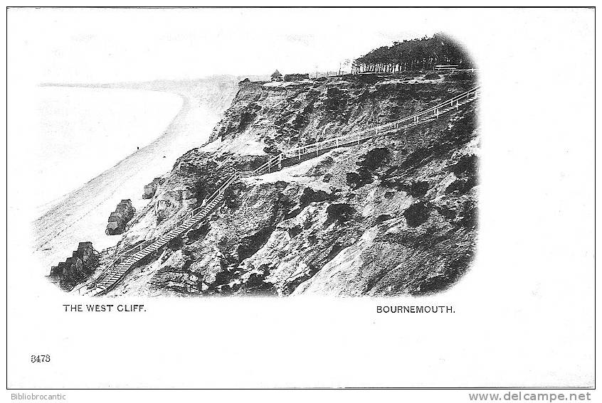 ENGLAND - DORSET - BOURNEMOUTH - THE WEST CLIFF IN 1900 - Bournemouth (vanaf 1972)