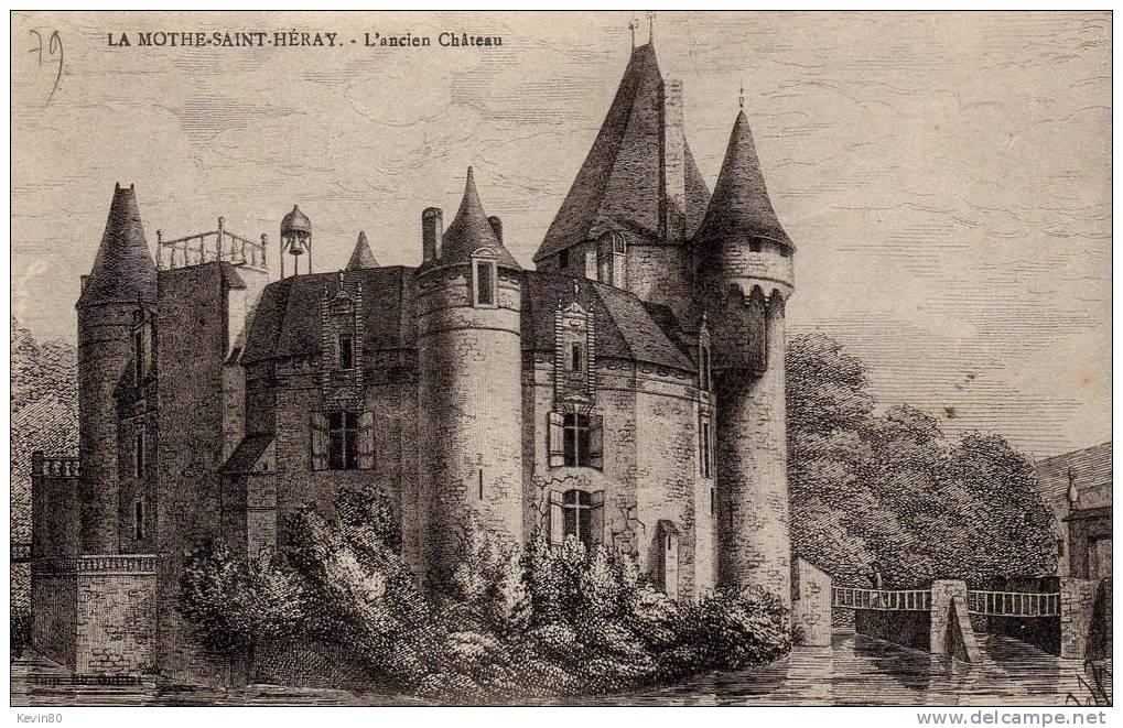 79 LA MOTHE SAINT HERAY L'Ancien Château - La Mothe Saint Heray