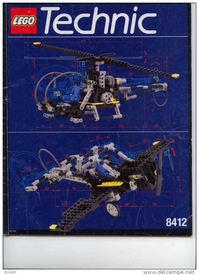Plan Lego Technic 8412 De 1995 - Plans