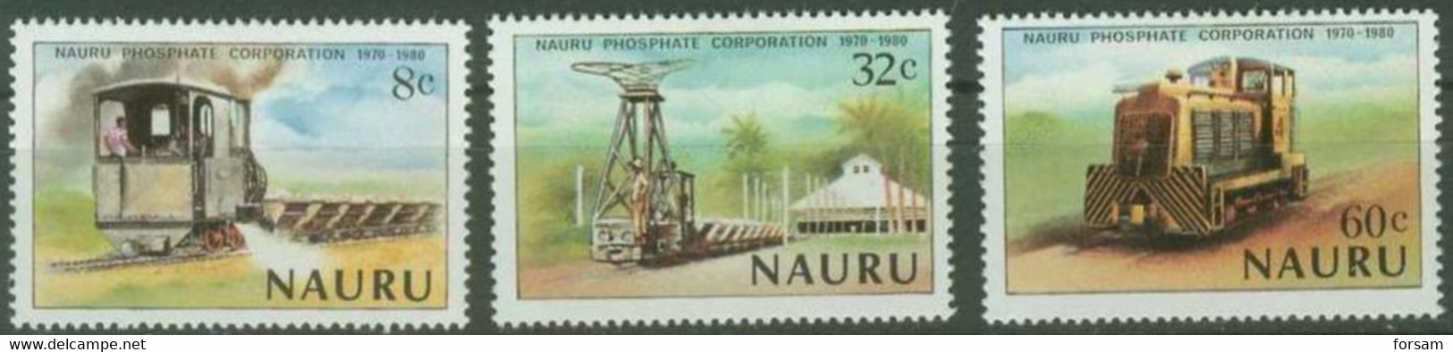 NAURU..1980..Michel # 211-213...MLH. - Nauru