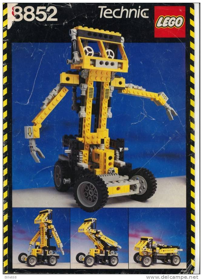 Plan Lego Technic 8852  De 1987 - Ontwerpen