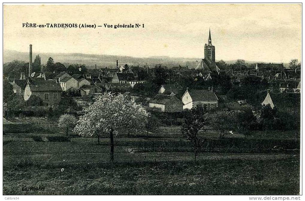 FERE EN TARDENOIS Vue Générale N°1 - Fere En Tardenois