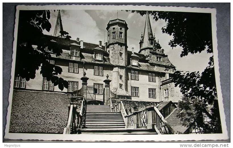 Germany,Ohringen,Castle,Schlos,Event Stamp,vintage Postcard - Oehringen