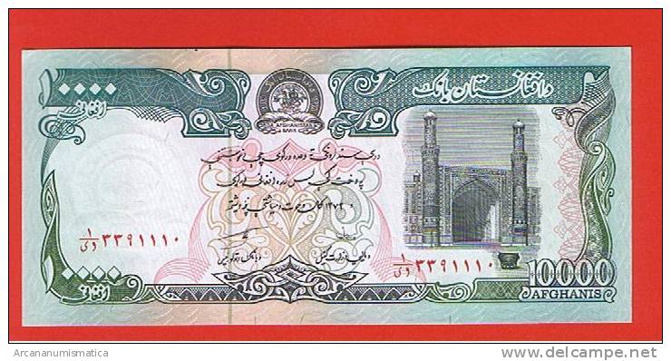AFGHANISTAN  10.000  AFGHANIS  1993  KM#63  PLANCHA/UNC   DL-4217 - Afghanistán