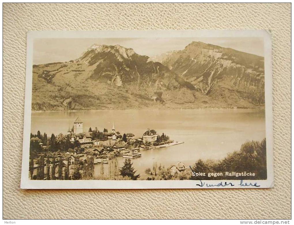 SPIEZ BE-CH 1930-    VF   D16808 - Spiez