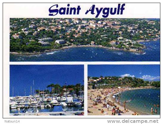 CPM Multivues St Aygulf,  Vue Aerienne,  Plage, Port - Saint-Aygulf
