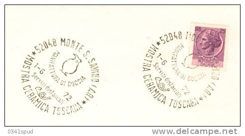 1972 Italia Monte San Savino Porcelaine Ceramique Ceramic Ceramica - Porzellan