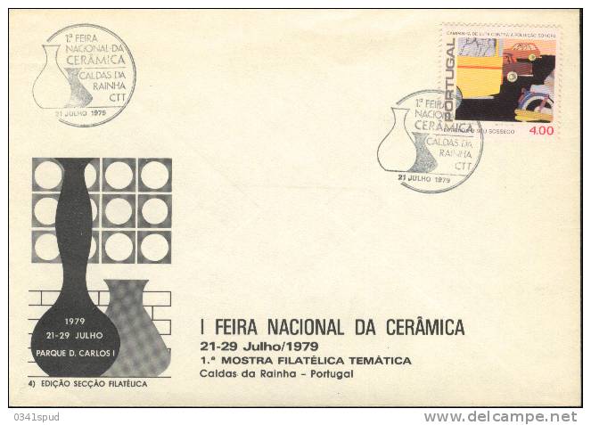 1979 Portugal Caldas Da Rainha Porcelaine Ceramique Ceramic - Porcellana