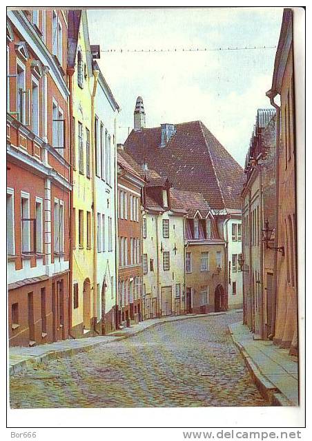 GOOD ESTONIA POSTCARD 1982 - TALLINN - Old Town - Säde Street - Estonia