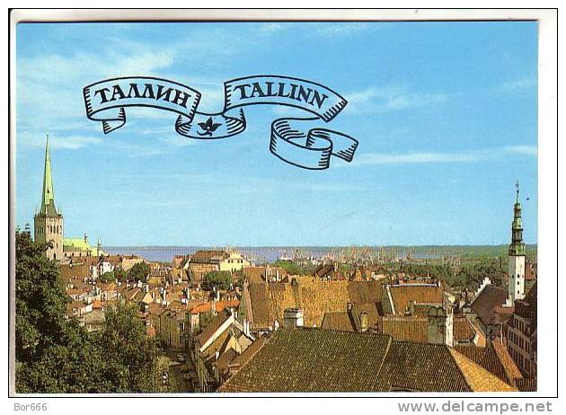 GOOD ESTONIA POSTCARD 1986 - TALLINN - Old Town View - Estonia