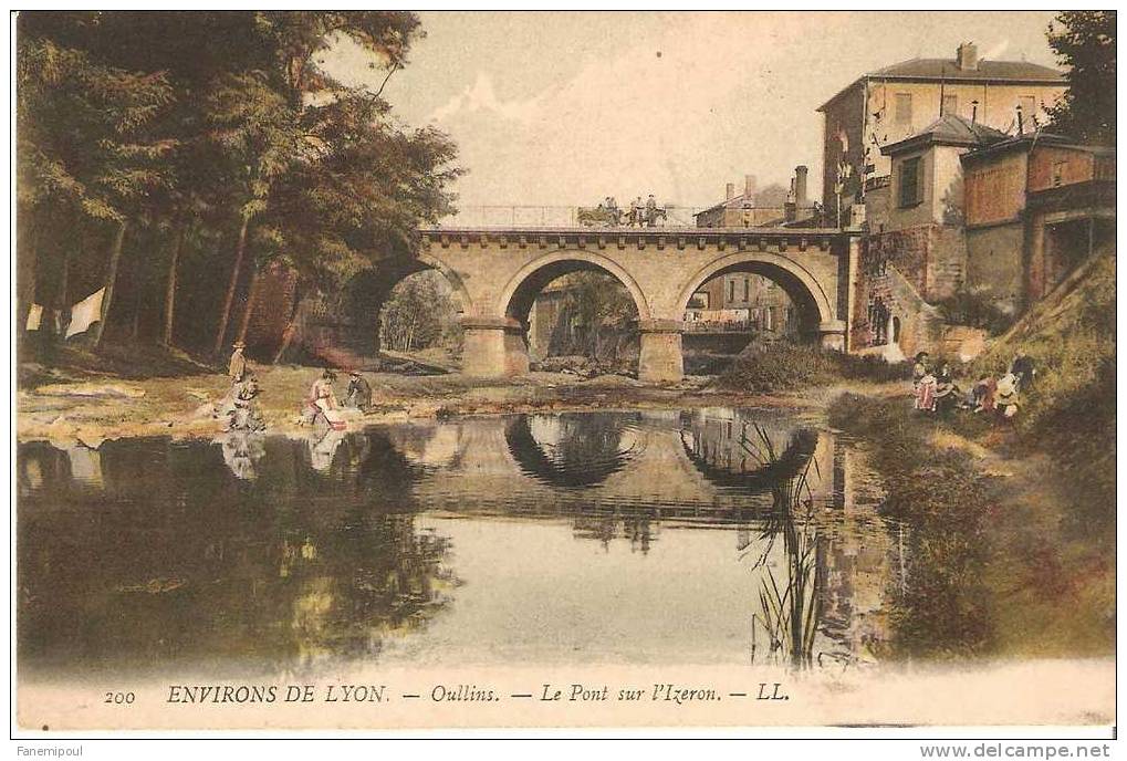 OULLINS . Le Pont Sur L´Izeron - Oullins