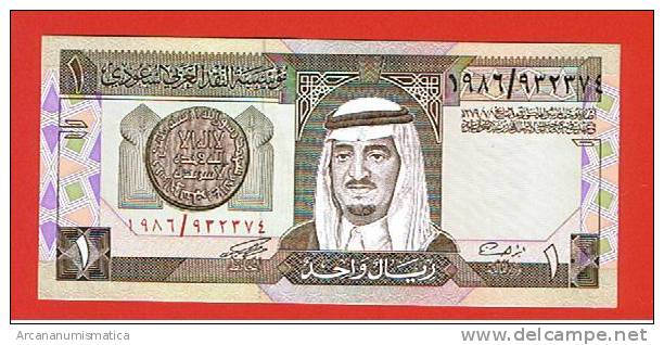 ARABIA SAUDI  1  RIYAL 1984  KM#21  PLANCHA/UNC   DL-4306 - Saoedi-Arabië