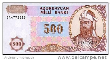 AZERBAIJAN  500  MANAT 1993  KM#19b  PLANCHA/UNC   DL-4300 - Azerbeidzjan