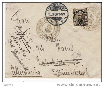 Br103/  BRASILIEN - 300 Reis Floriano Peixoto 1909. Sao Paulo/Düsseldorf/München - Briefe U. Dokumente