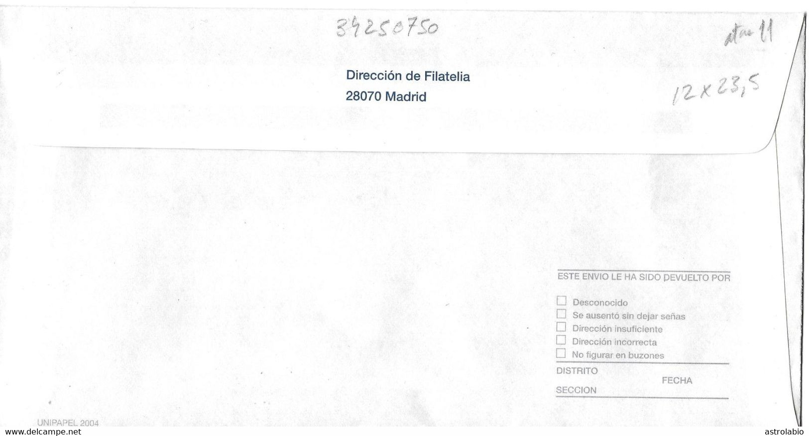 Espagne 1999 Entier-enveloppe " Bicyclette " 235x120 - Cycling