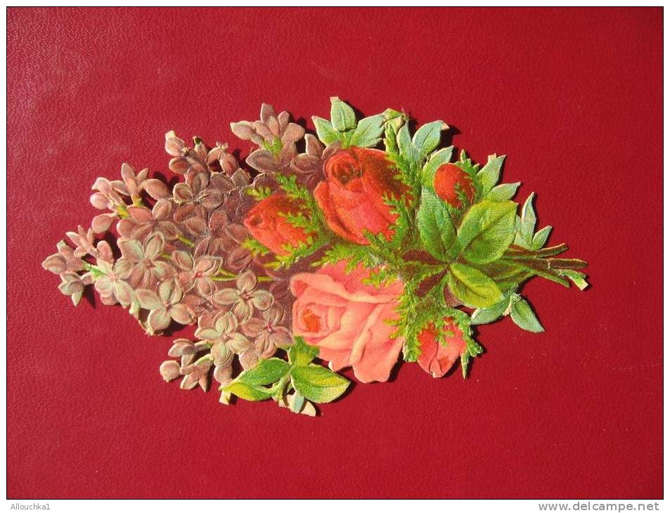 IMAGE & CHROMOS DECOUPIS CERTAINS ENTRE 1890 &  APRES 1900 EN RELIEF / FLEURS - Flowers