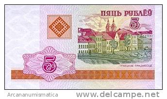 BIELORRUSIA/BELARUS  5 RUBLOS 2000  KM#22  PLANCHA/UNC   DL-4379 - Bielorussia