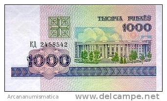 BIELORRUSIA/BELARUS  1.000 RUBLOS 1998  KM#16  PLANCHA/UNC   DL-4417 - Belarus