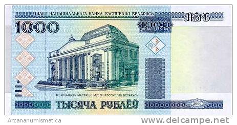 BIELORRUSIA/BELARUS  1.000 RUBLOS 2000  KM#28  PLANCHA/UNC   DL-4453 - Bielorussia