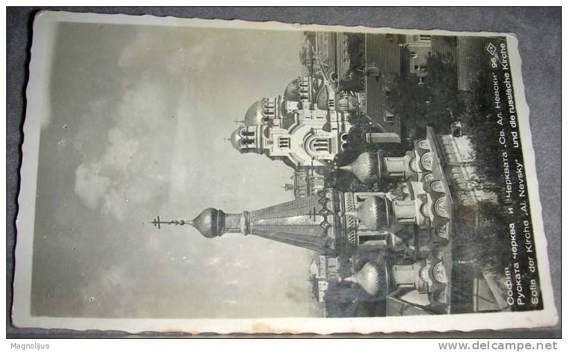 Bulgaria,Sofia,Russian Church,Al.Nevsky,Church,Orthodox,Original Photo,vintage Postcard - Bulgaria