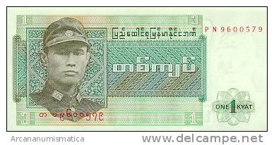 BIRMANIA/MYANMAR  1 KYAT 1972  KM#56  PLANCHA/UNC   DL-4436 - Myanmar